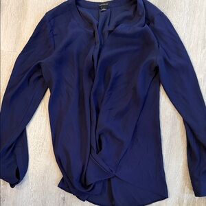 Ann Taylor Deep Blue Blouse